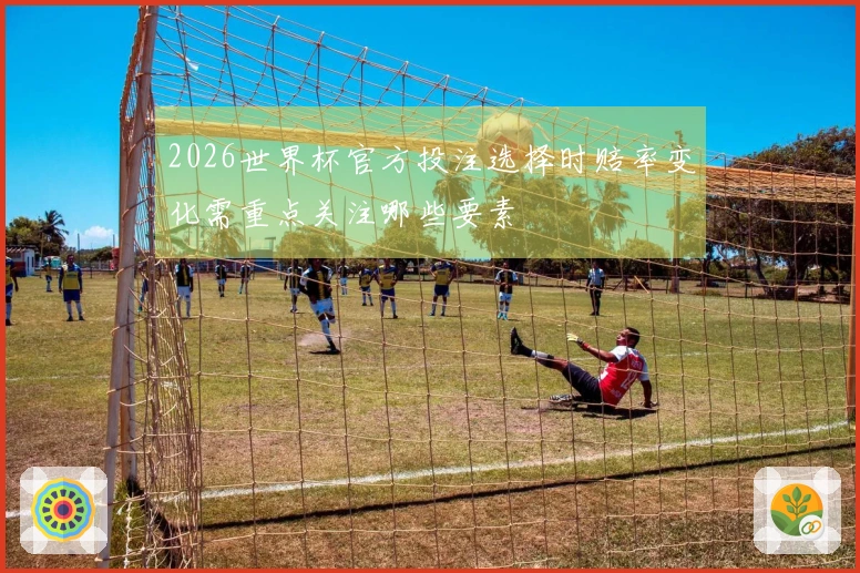 2026世界杯官方投注选择时赔率变化需重点关注哪些要素